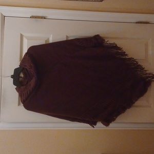 Brown Poncho 2X/3X NWOT